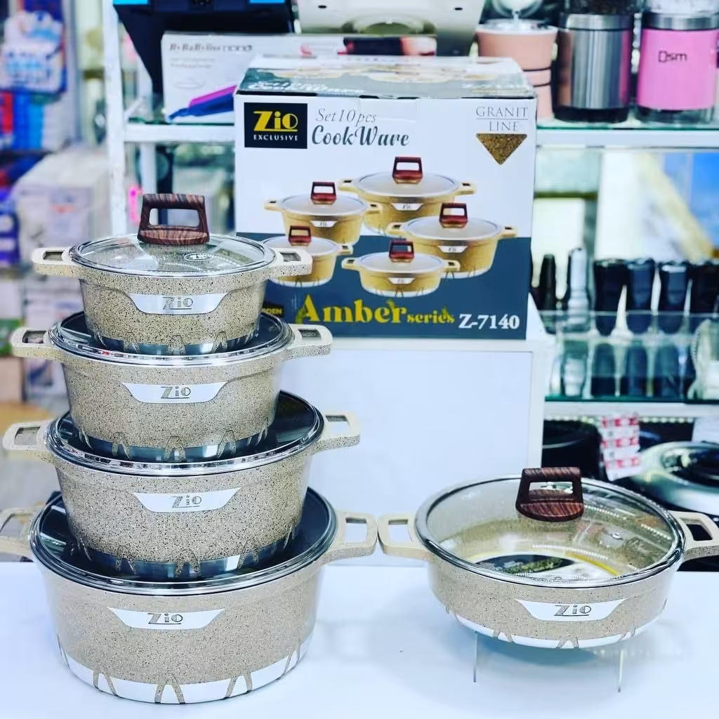 سرویس قابلمه 10 پارچه مارک زیو اصل مدلZ7140