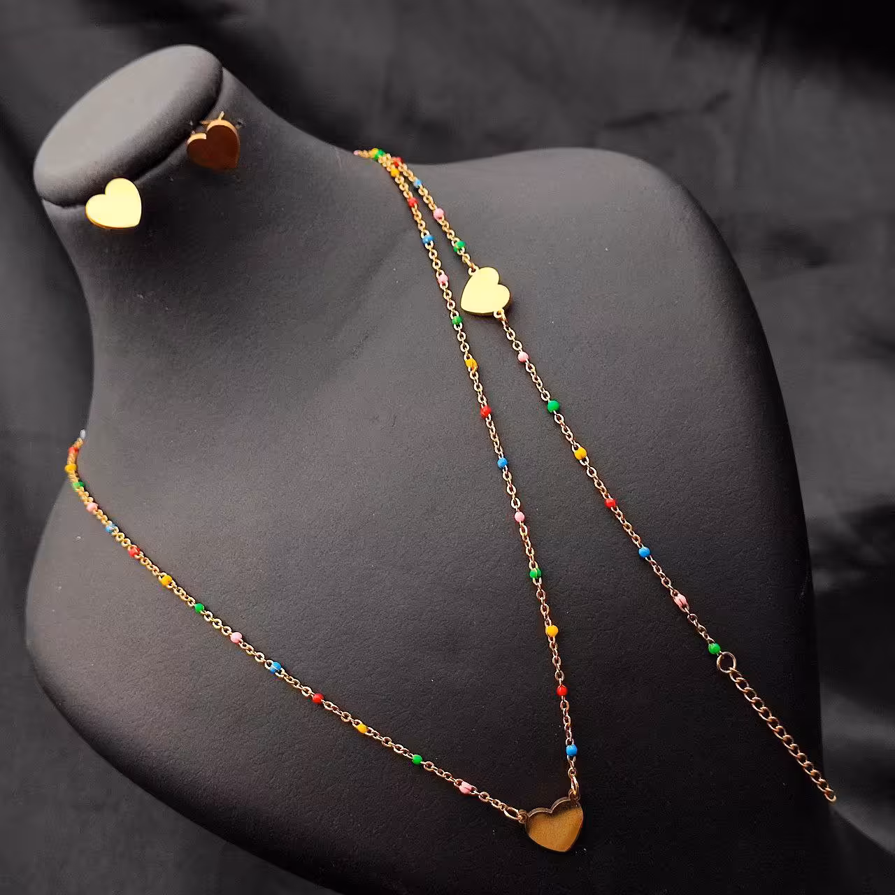 نیم ست استیل با کیفیت بالا رنگ ثابت  کد 6