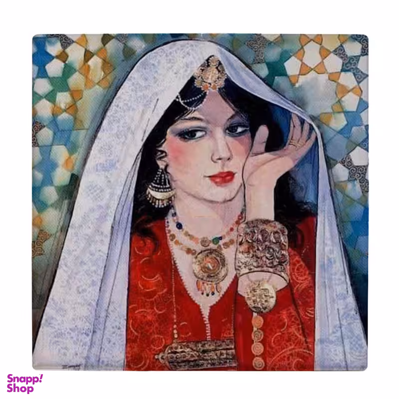 زیر لیوانی طرح بانوی ایرانی کد 4045694_2452