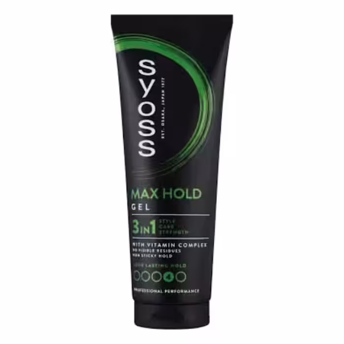 ژل حالت دهنده مو مکس هلد Max Hold سایوس Syoss حجم 250 میل