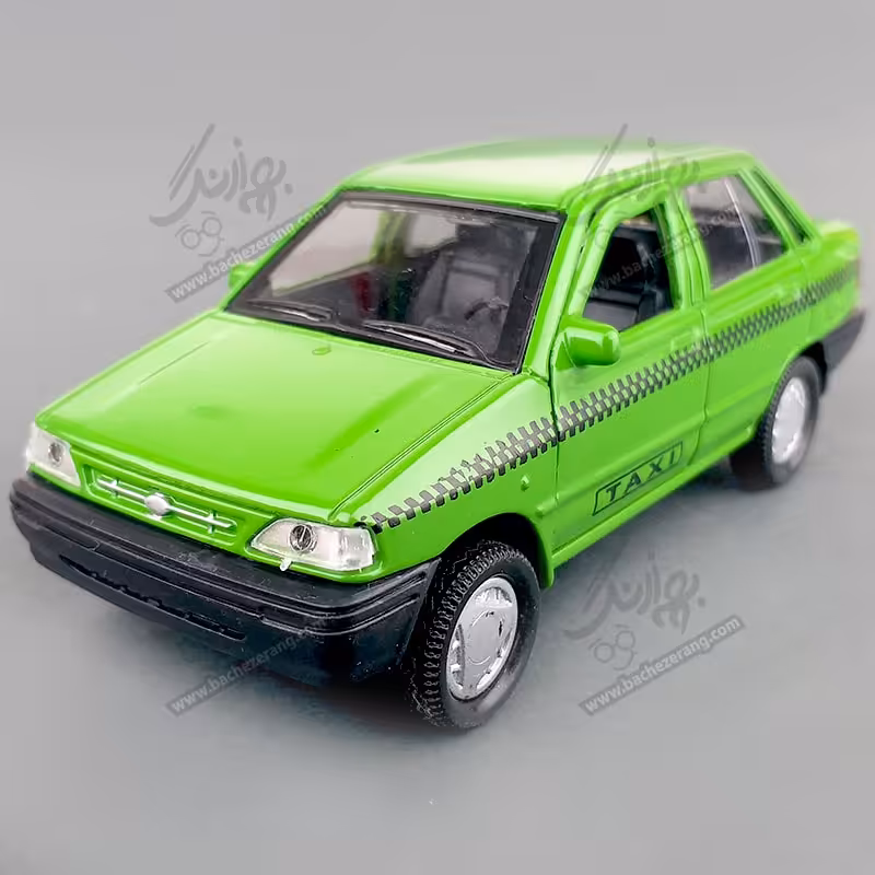 ماشین فلزی تاکسی پراید کد 1507