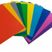 مقوا جاکورتا موج دار بسته ای ده رنگ