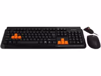 کیبورد و ماوس گیمینگ ای فورتک G1000A BLOODY