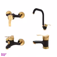 ست شیرآلات فاخته مدل کارن کد MT2KH مجموعه 4 عددی