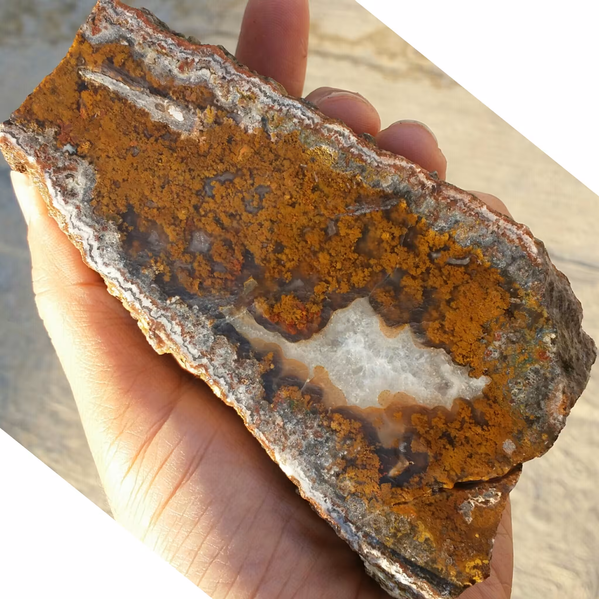 اسلایس سنگ راف عقیق شجر منظره 7رنگ دو طرفه محشر 100 در 100 طبیعی شااهکار خلقت دیدنیی
با قابلیت ساخت چندین نگین قیمتی