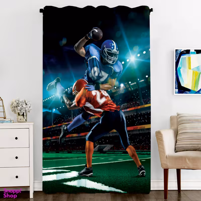 پرده مدل C3-50602 رنگ سفید