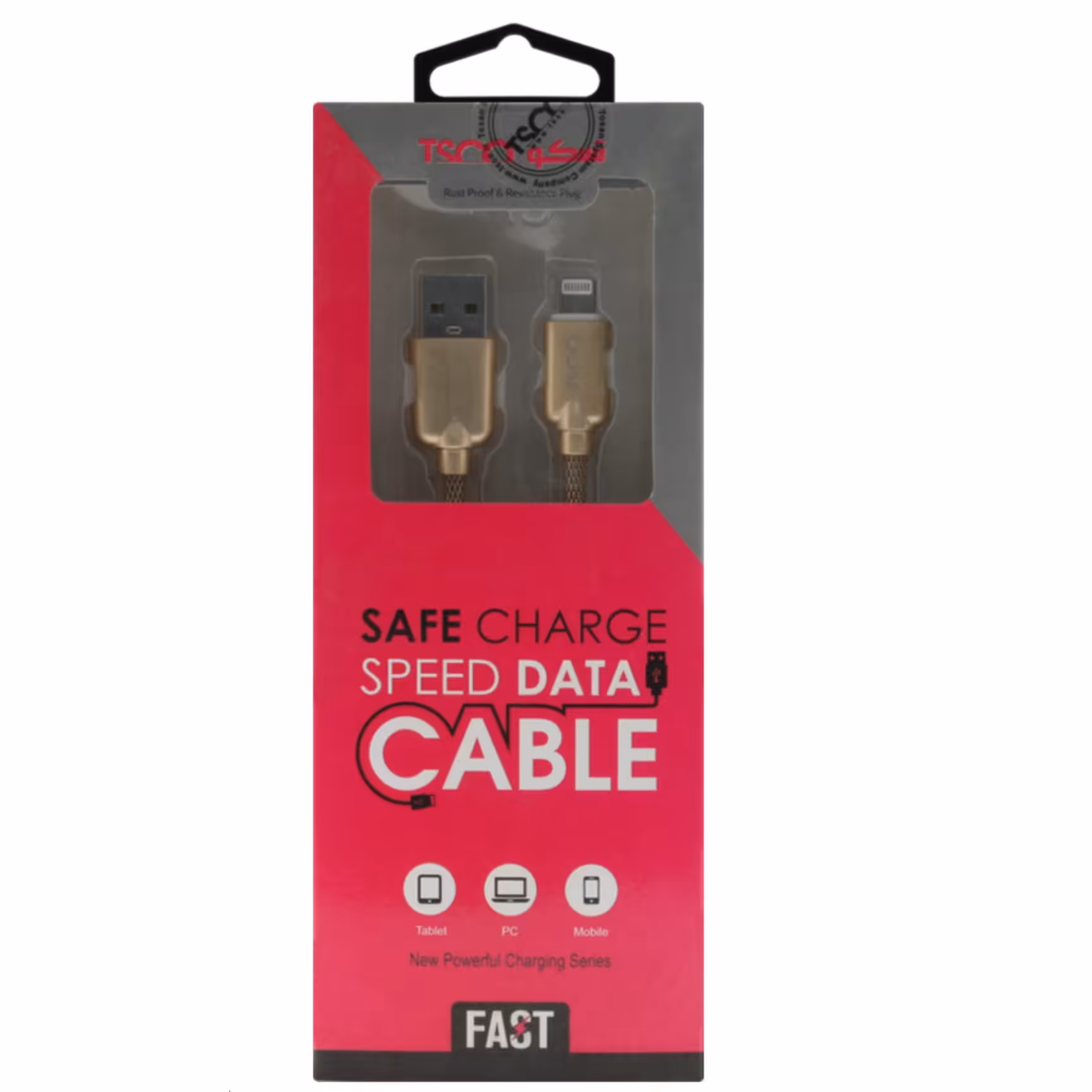  پک 2 عددی کابل تبدیل USB به لایتنینگ تسکو مدل TC 69 طول 1 متر