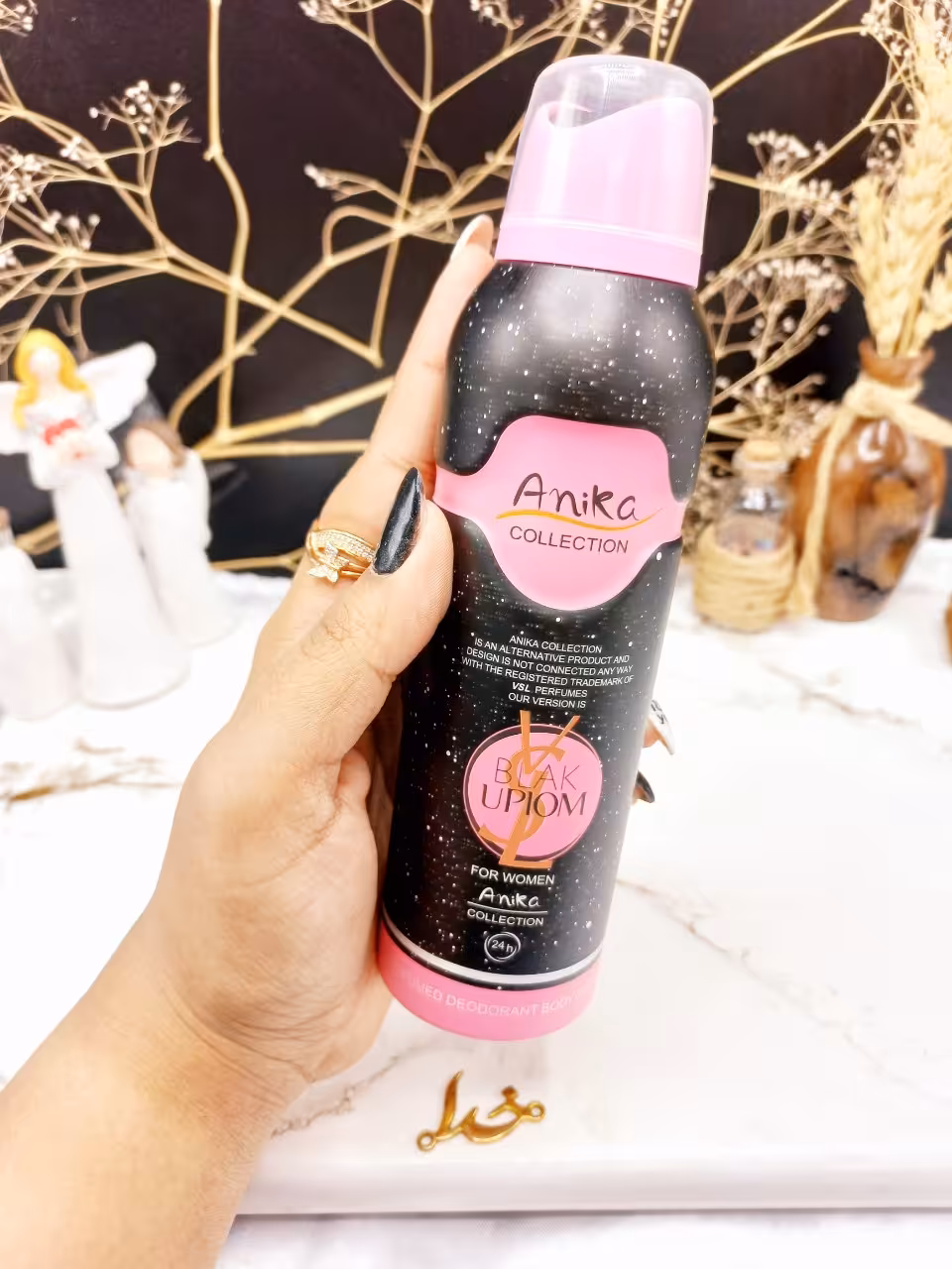 اسپری زنانه Blak Upiom برند آنیکا Anika کد 5345