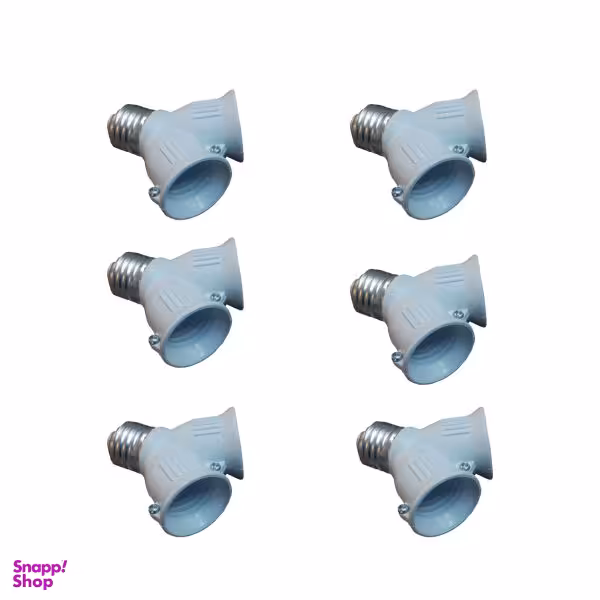 سرپیچ تبدیل مدل L-10 پایه E27 بسته 6 عددی