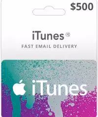 گیفت کارت آیتونز 500 دلاری آمریکا