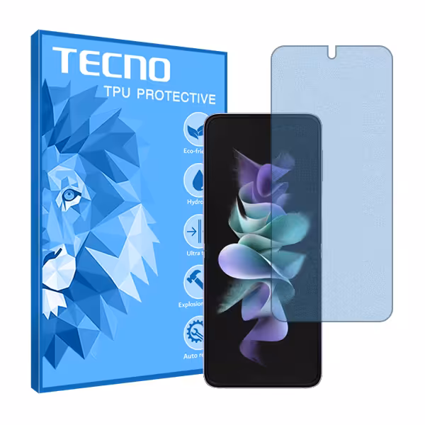 گلس سامسونگ Galaxy Z Flip3 5G مدل مات آنتی بلو برند تکنو کد S