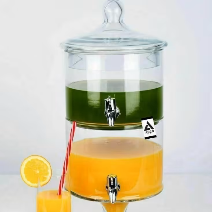 کلمن شیشه ای دو طبقه