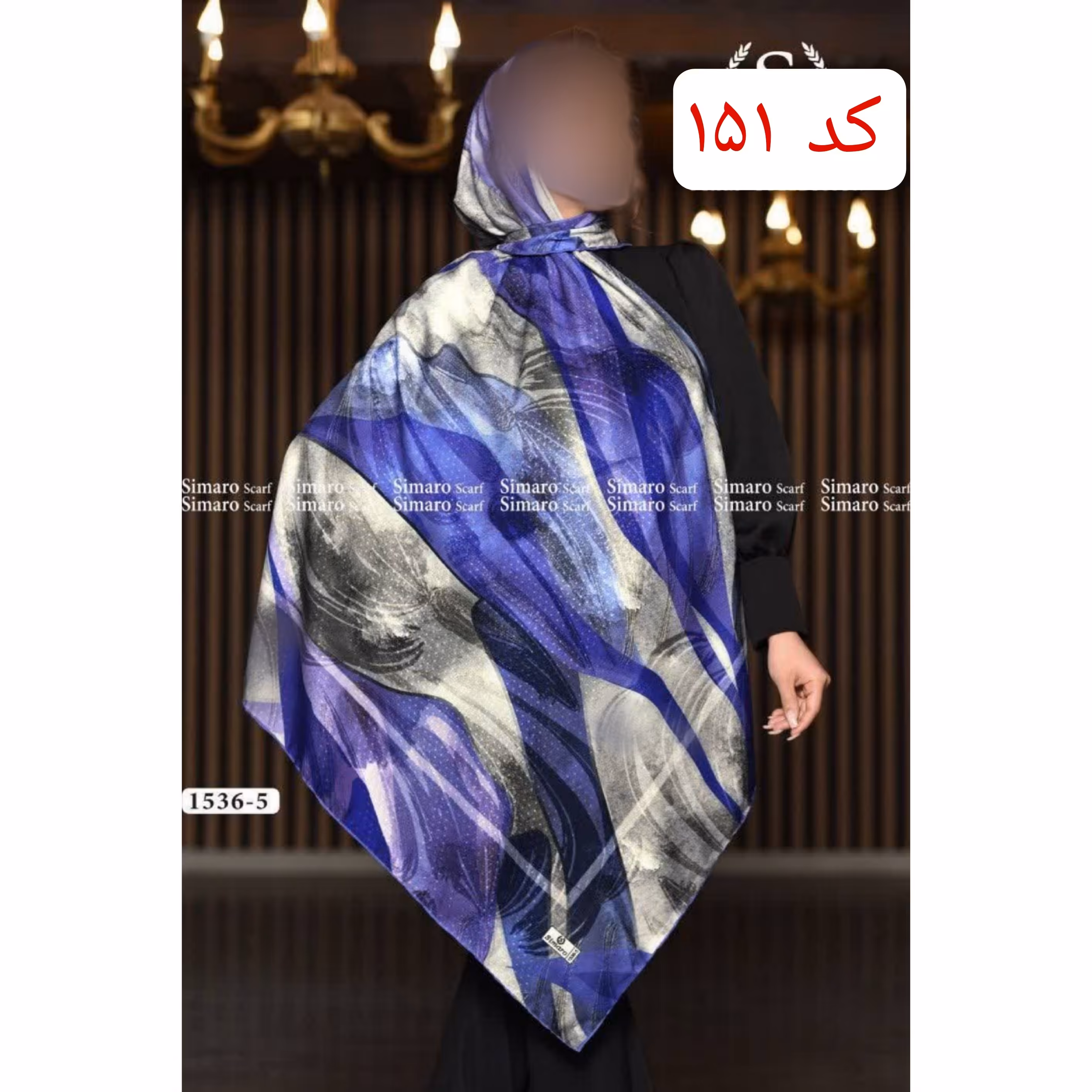 روسری حریر کرپ دست دوز جنس عالی قواره بلند 140 ارسال سریع