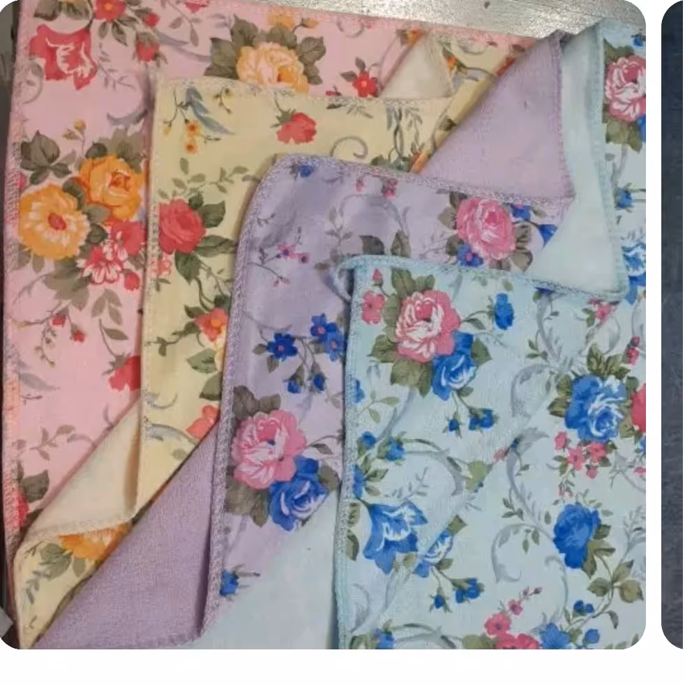 دستمال 40 ×40 گل دار