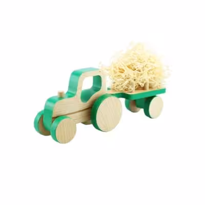 تراکتور چوبی.