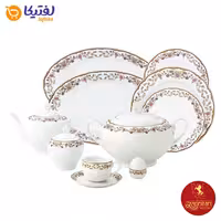 سرویس چینی زرین ایتالیا اف گلستان 12 نفره 102 پارچه