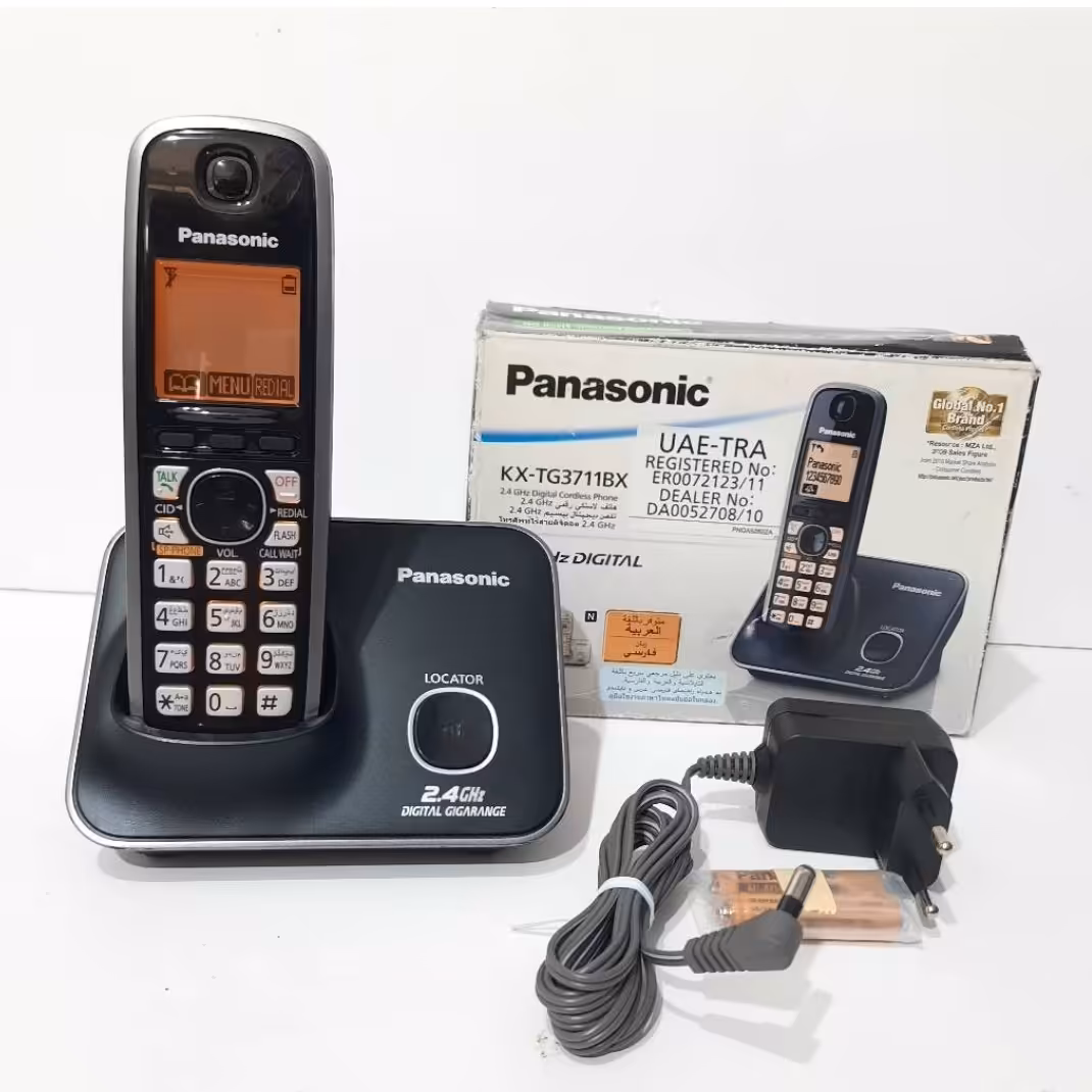 تلفن پاناسونیک بی سیم مدل KXTG3711 کارتن دار ساخت مالزی