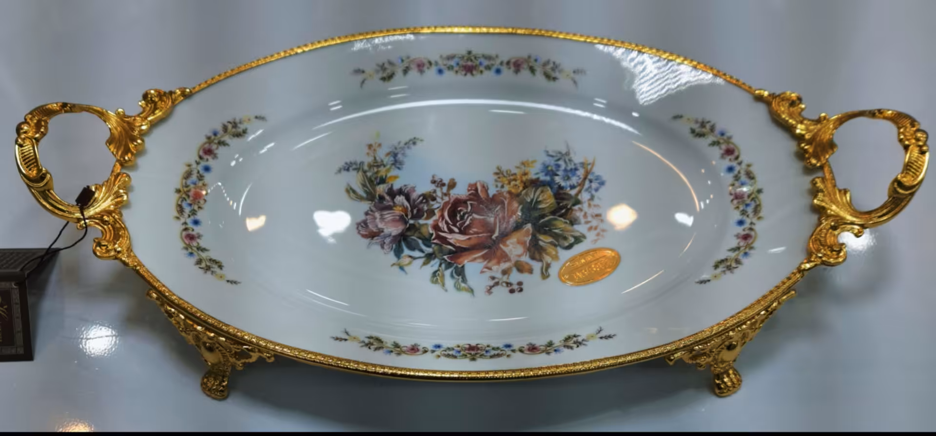 دیس بیضی متوسط 159 طلایی حسام | radravesh