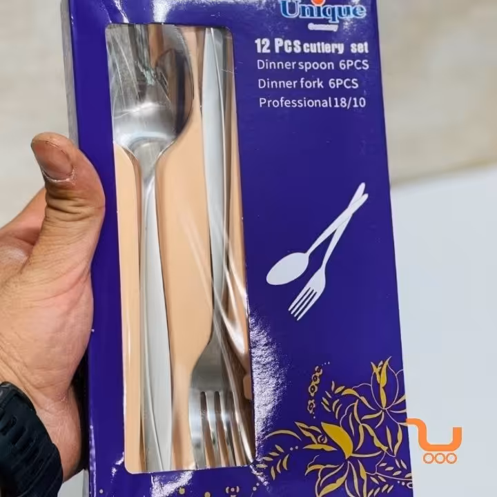 ست قاشق  چنگال غذاخوری یونیک 