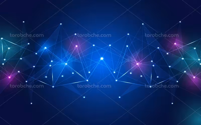 وکتور بکگراند نور های رنگی | گرافیک با طعم تربچه