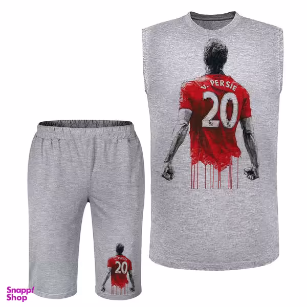 ست تاپ و شلوارک مردانه مدل فوتبالیست کد N559