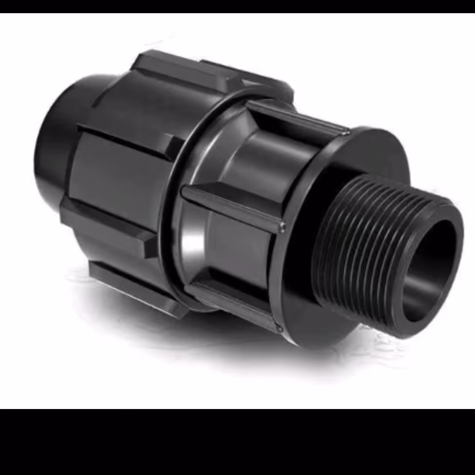 بست نر  پلی اتیلن  سایز 63 ( پس کرایه)