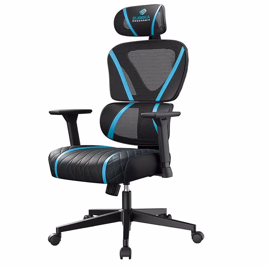 صندلی گیمینگ یوریکا Eureka Norn Blue