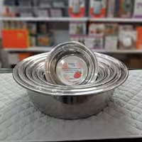 سرویس لگن استیل 6 پارچه مارک یونیک لایف استیل آهنربا نگیر  6 تیکه 