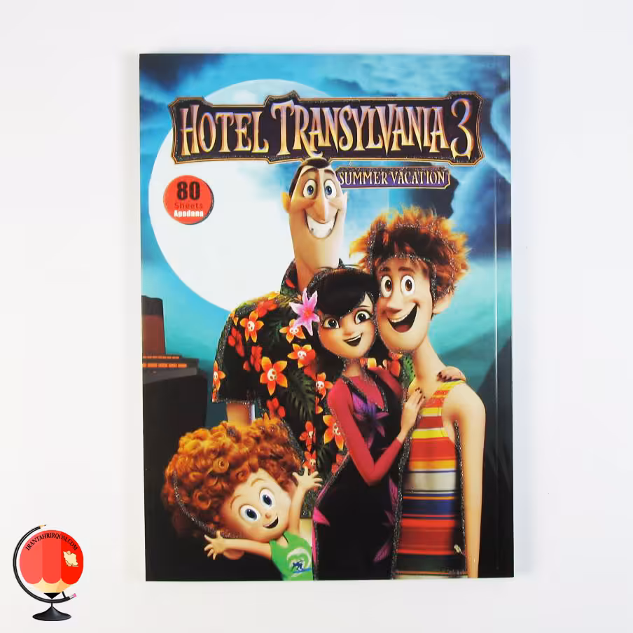 دفتر مشق 80 برگ طرح هتل ترانسیلوانیا آپادانا