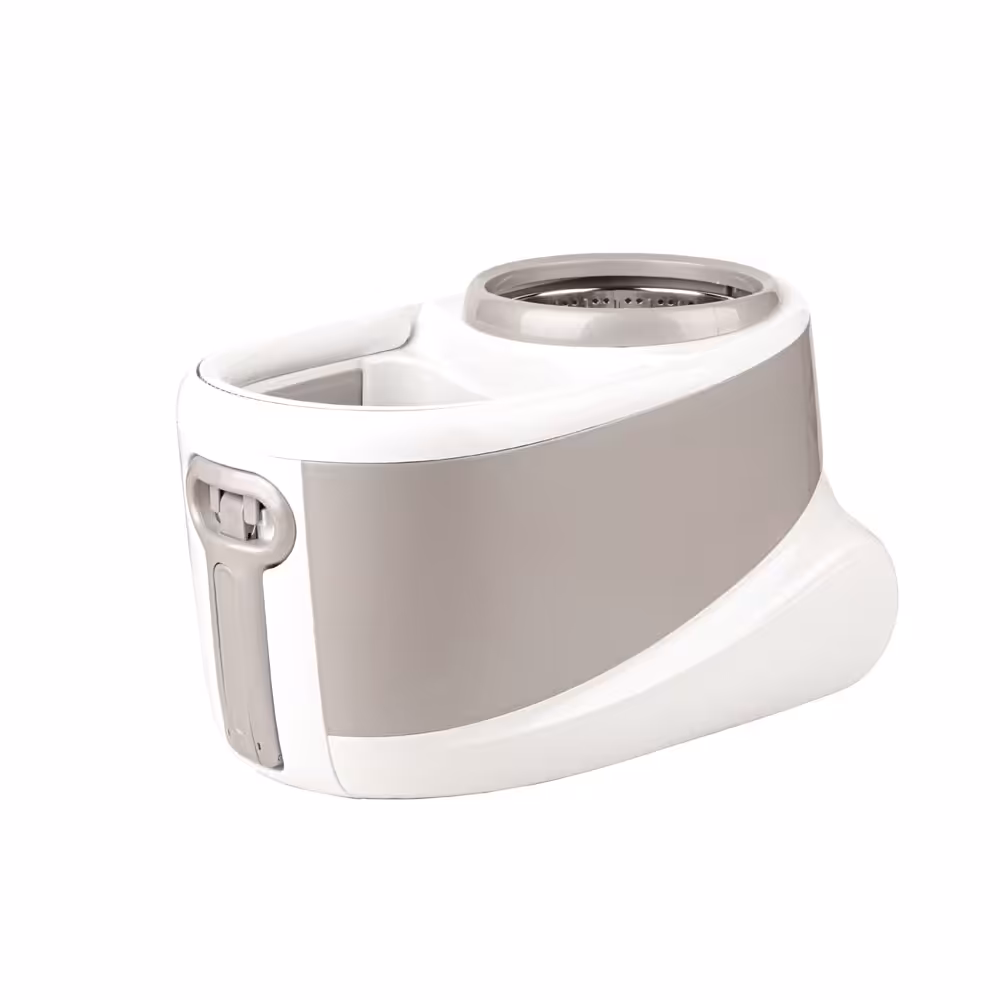 تی شوی چرخشی والرین (Valerian) چرخدار Walkable Mop نقره‌‌ای