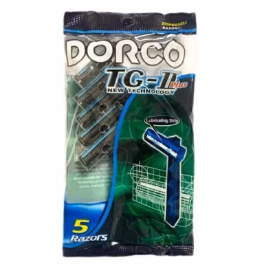ژیلت دورکو DORCO صابون دار | مدل TG-II Plus بسته 5 عددی