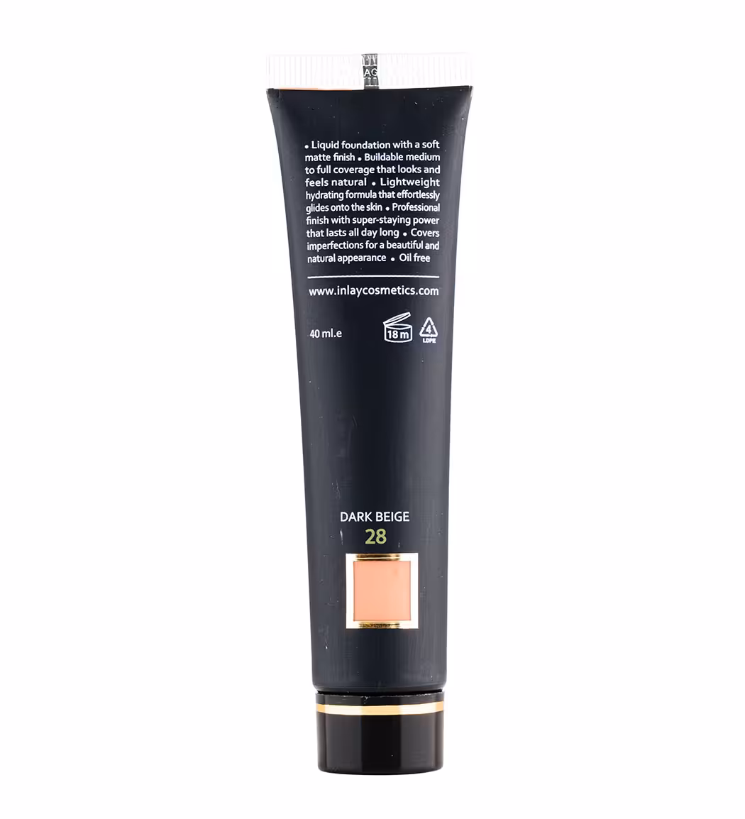 کرم پودر مات فاقد چربی حجم 40 میل این لی (28-بژ تیره)(FONL1)