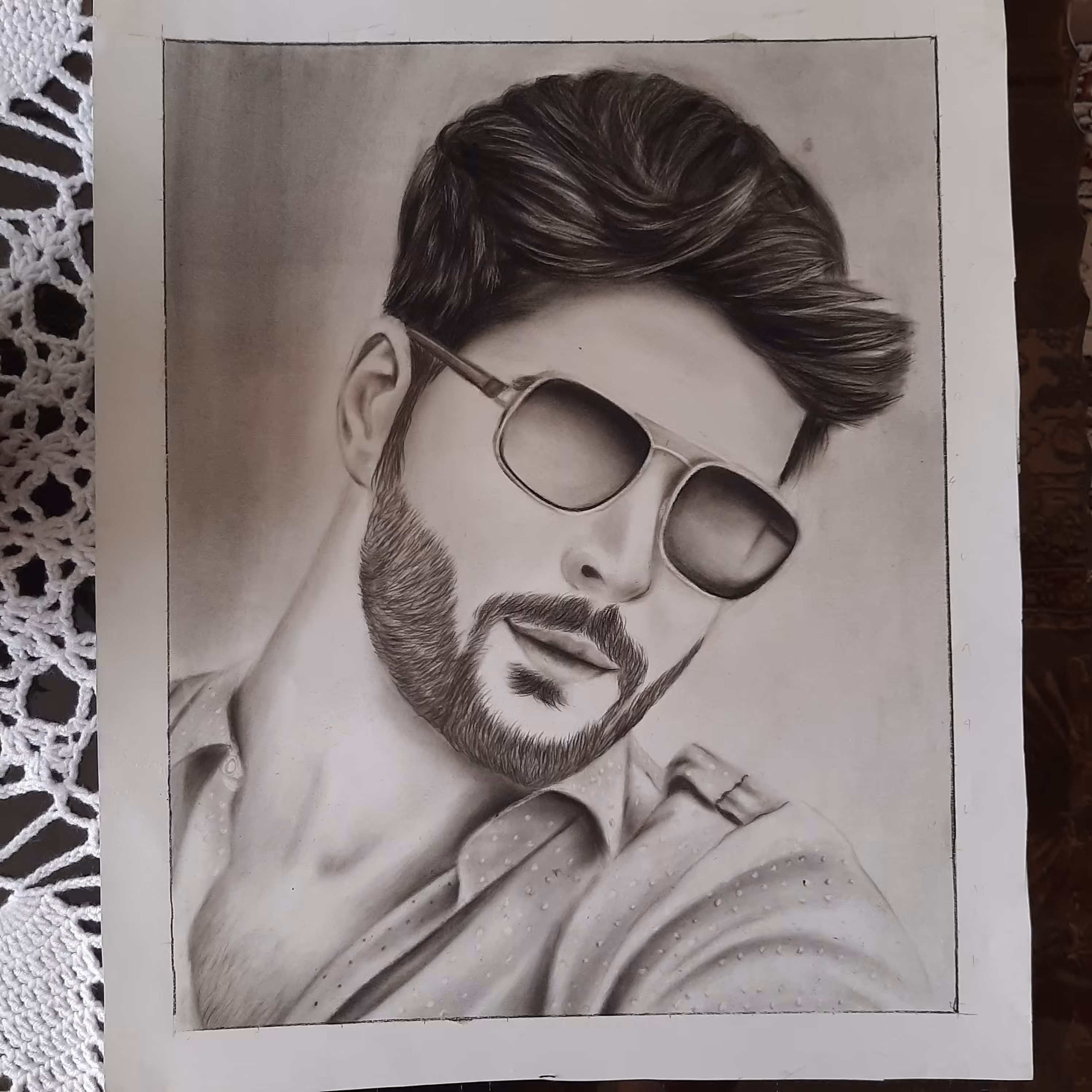 طراحی چهره سایز a3 سفارشی