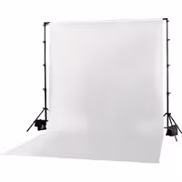 فون بک گراند سفید مخمل White Velvet Backdrop 3x5m