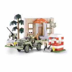 لگو جیپ با ایست بازرسی