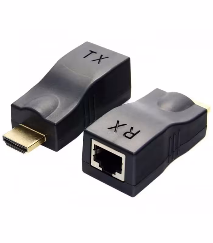 توسعه دهنده HDMI 4k با RG45 تا طول 30 متر