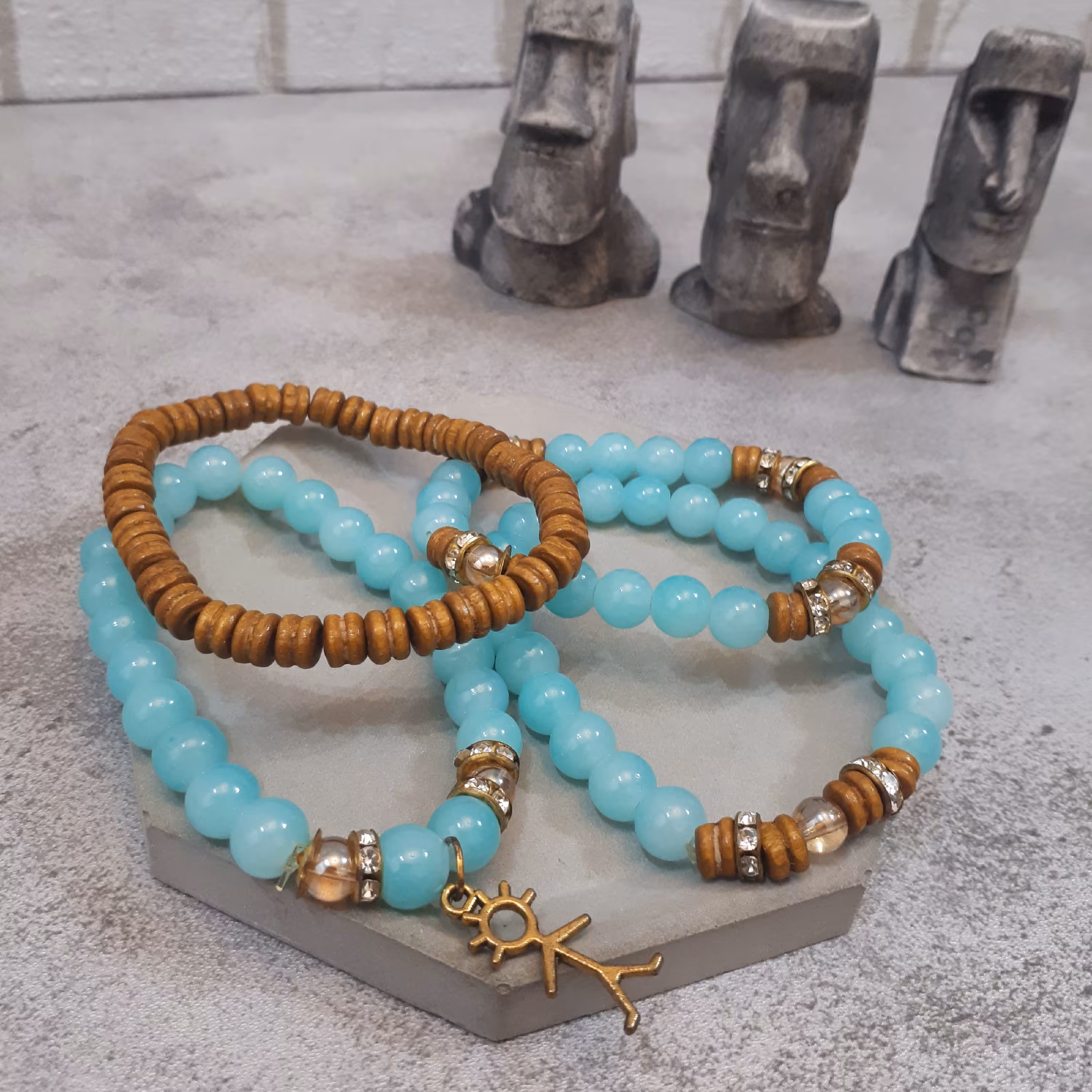 دستبند مرواریدی 4تیکه ای