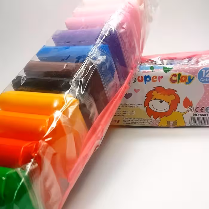 خمیر سوپر کلی 12 رنگ