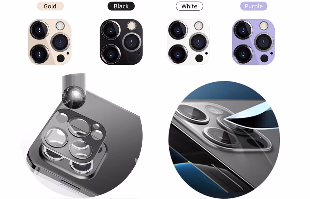 محافظ لنز دوربین آیفون 14 پرو و آیفون 14 پرومکس کوتتسی Coteetci sapphire lens film iPhone 14Pro/iPhone14Pro max 34012