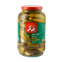 خیار شور ممتاز  1500 گرم شیشه