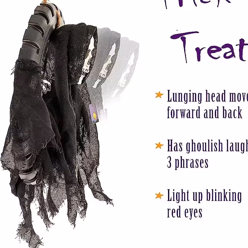 عروسک اسکلت متحرک لاستیک موزیکال و چراغدار (پس کرایه)