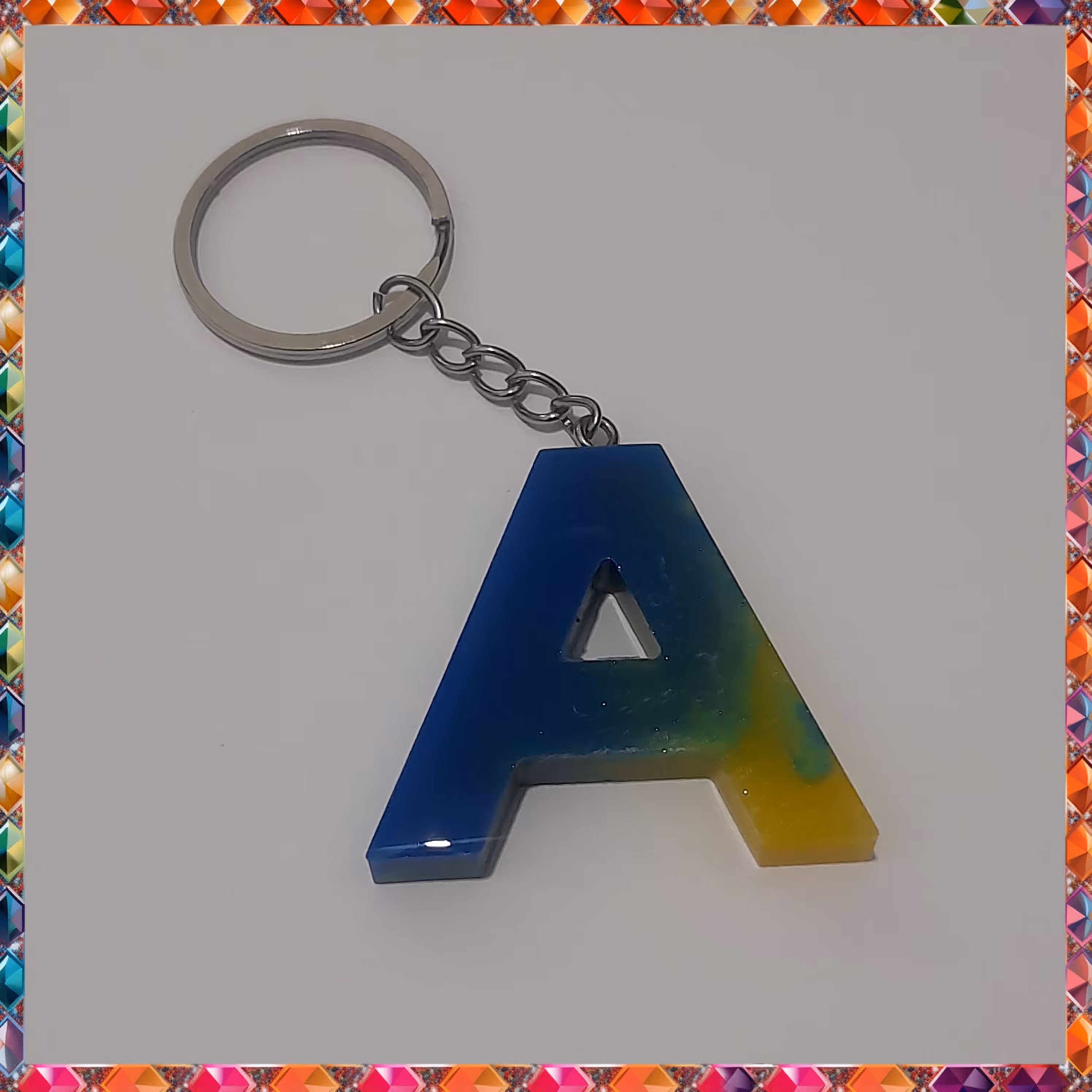 جاسویچی حروف انگلیسی حرف A دو رنگ مات