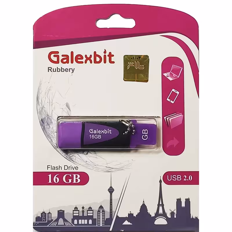 فلش 16 گیگ گلکسبیت Galexbit Rubbery
