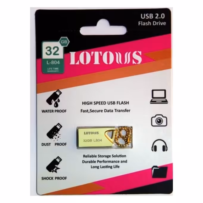 فلش مموری لوتوس مدل L804 ظرفیت 32 گیگابایت