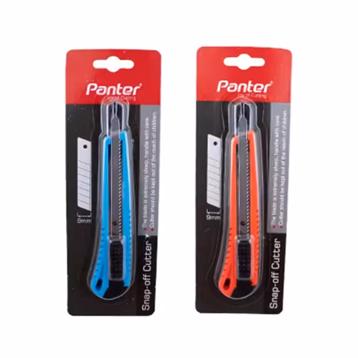 کاتر رنگی سایز 9 میلیمتر snapoff پنتر آساناپخش

