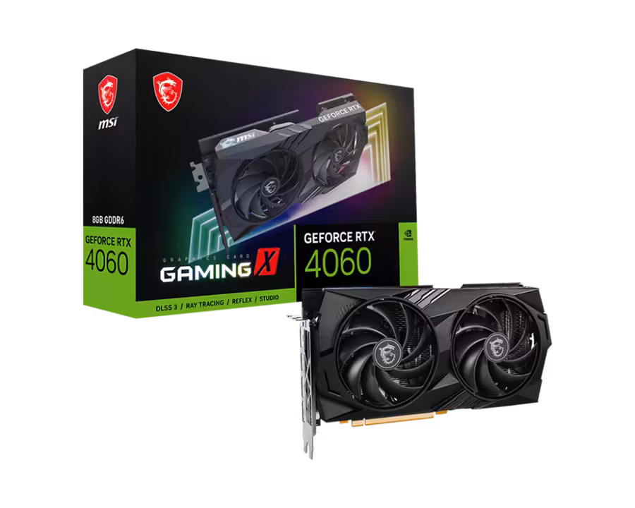 کارت گرافیک  ام اس آی مدل GeForce RTX™ 4060 GAMING X 8G با حافظه 8 گیگابایت