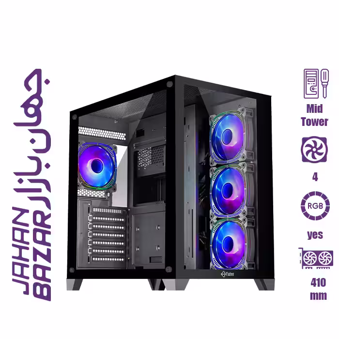 کیس گیمینگ Mid Tower فاطر مدل Fater FG-800B