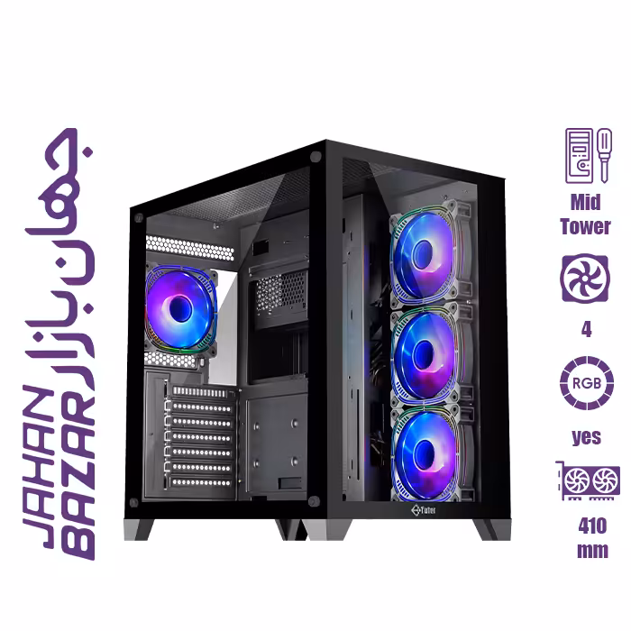 کیس گیمینگ Mid Tower فاطر مدل Fater FG-800B