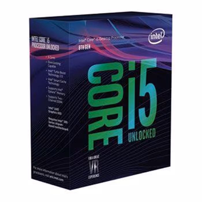 سی پی یو اینتل باکس Core i5-8600K CPU