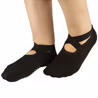 جوراب بدنسازی یوگا NIN016 | مشکی